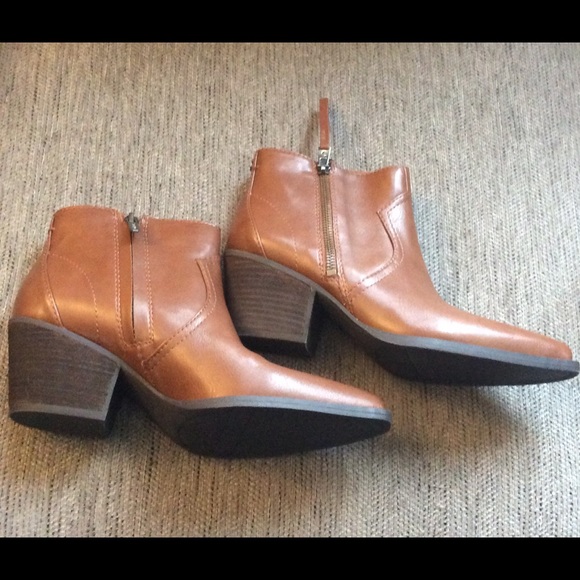 Sam Edelman Brown Ankle Boots Size 7.5 NIB - Picture 4 of 7